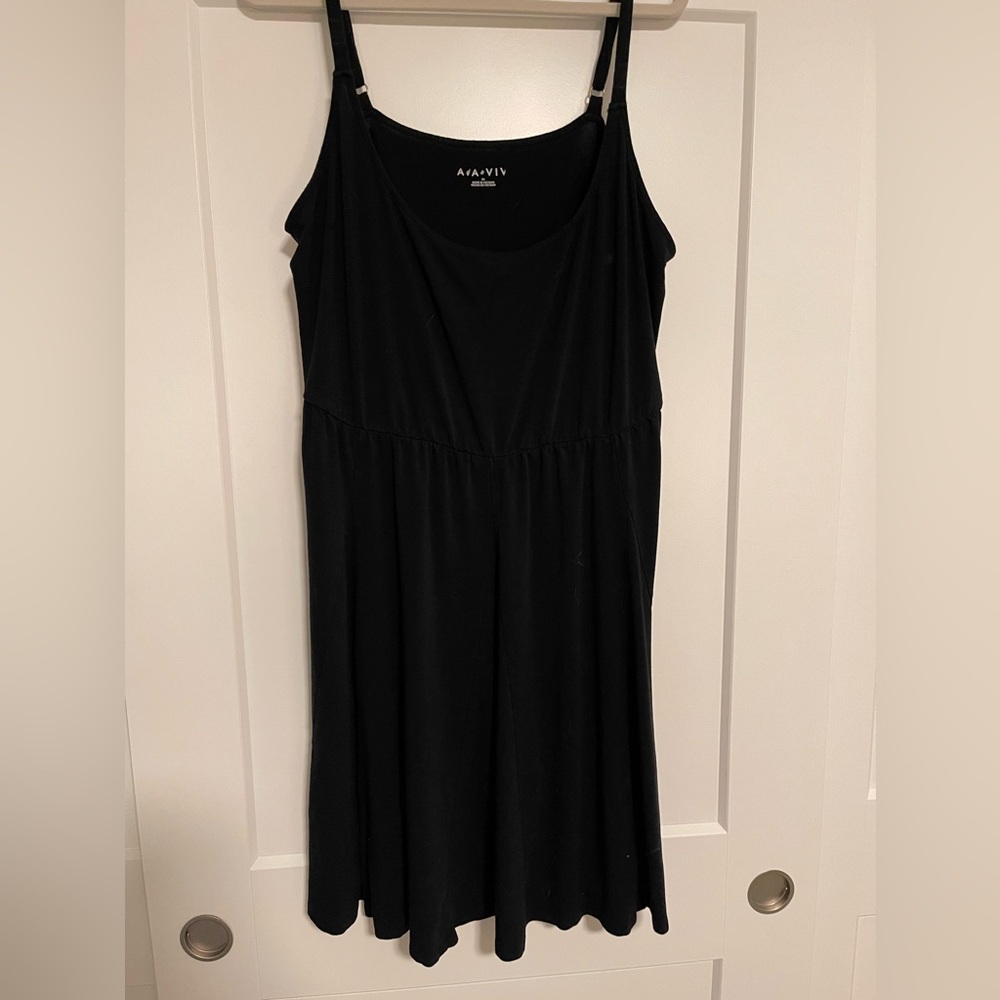 Gently Used - Ava & Viv - Flared Midi Skater Dress Size- 2X